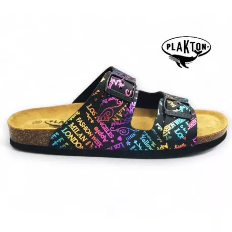 Plakton női papucs-180010-Negro-6514