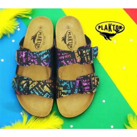 Plakton női papucs-180010-Negro-6514