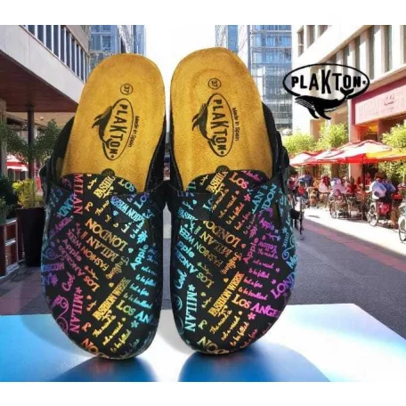 Plakton női papucs-181539-Negro-6514