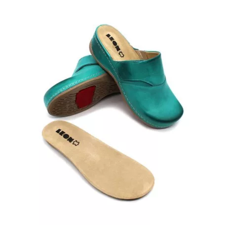 Leon Comfort női papucs-2019 Sotet-turkiz