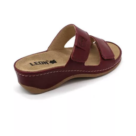 Leon Comfort női papucs-2020 bordó