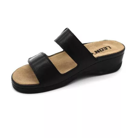 Leon Comfort női papucs-2020 fekete