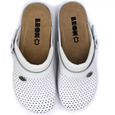 Leon Comfort női papucs-2023 feher