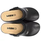 Leon Comfort női papucs-2023 fekete