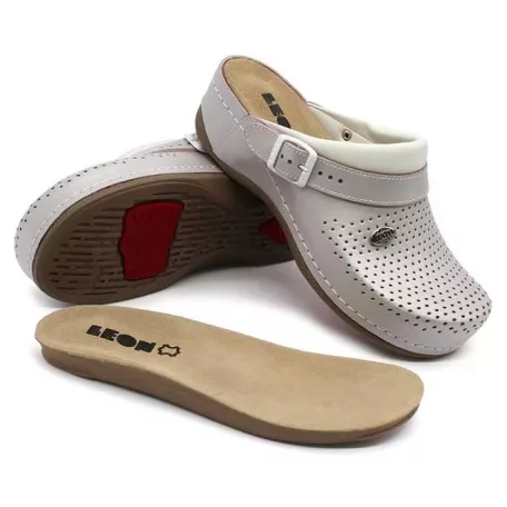 Leon Comfort női papucs-2023 perla