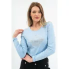 Budmil női póló-vékony hosszú ujjú felso - 20250039-002