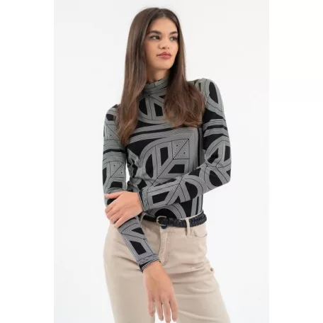 Budmil női póló-vékony hosszú ujjú felso - 20250045-005