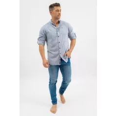 Budmil férfi ing-modern fit Ing - 20450239-002