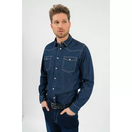 Budmil férfi ing-regular fit farmering - 20450248-001