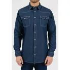 Budmil férfi ing-regular fit farmering - 20450248-001