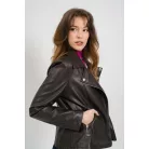 Budmil női kabát-műbőr motoros dzseki - 20510031-001