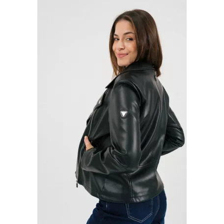 Budmil női kabát-műbőr motoros dzseki - 20510031-002