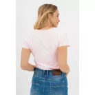 Budmil női póló-Póló textil rátétekkel - 20570066-001