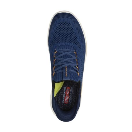 Skechers férfi cipő-210810-BLU