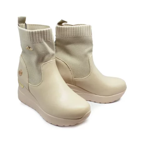 Mayo Chix Női bokacsizma-2231 Beige