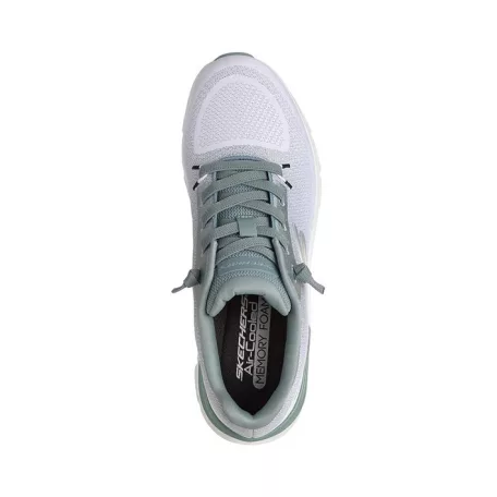 Skechers férfi cipő-233132-WLB