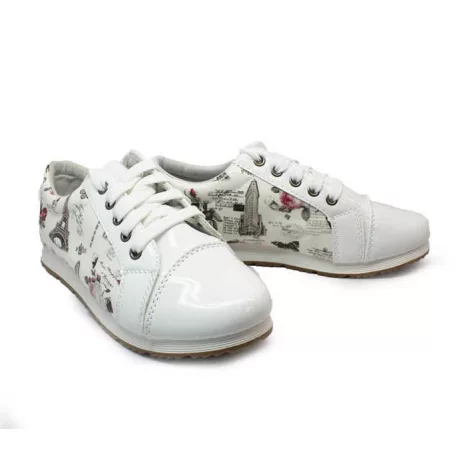 Kiárusítás női cipő-Snappy - 233 White