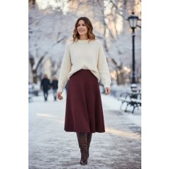 Key Fashion női szoknya-25670WSZ-bordo