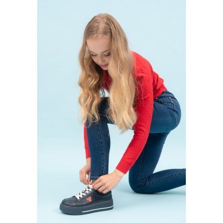 Budmil női Cipő-Női utcai bőrcipő - 30030256-002