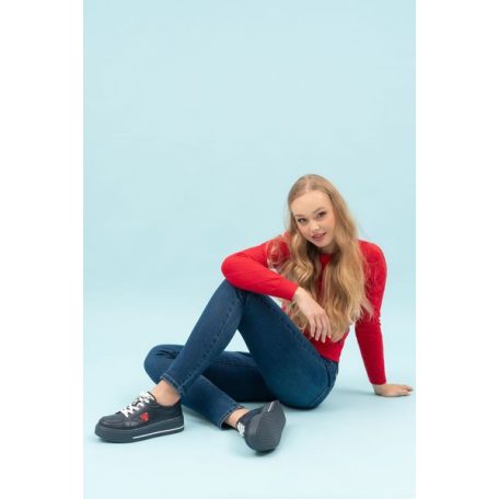 Budmil női Cipő-Női utcai bőrcipő - 30030256-002