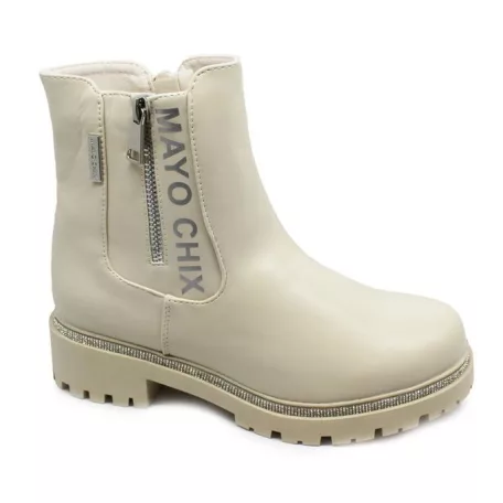 Mayo Chix Női bokacsizma-3247 Beige