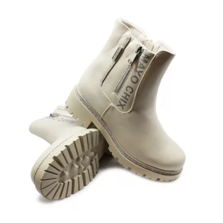 Mayo Chix Női bokacsizma-3247 Beige
