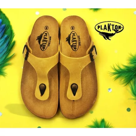 Plakton női papucs-341671-Ocre