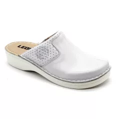 Leon Comfort női papucs-360 Fehér