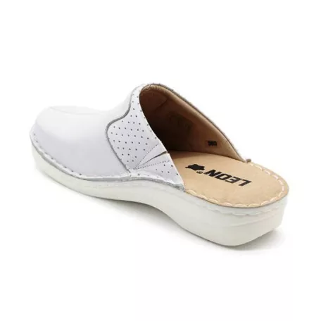 Leon Comfort női papucs-360 Fehér