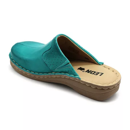 Leon Comfort női papucs-360 Sötét türkiz