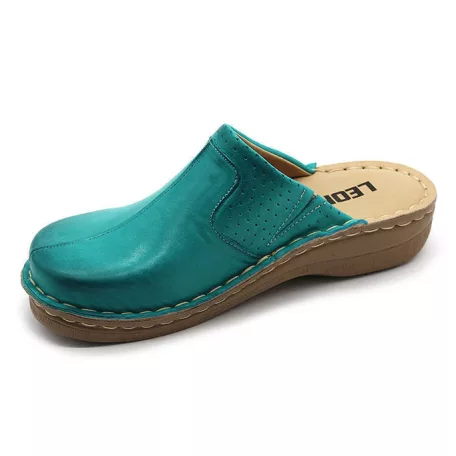 Leon Comfort női papucs-360 Sötét türkiz