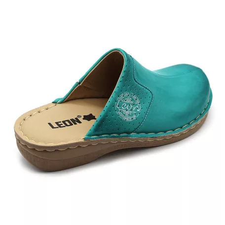 Leon Comfort női papucs-360 Sötét türkiz