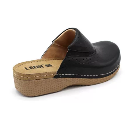 Leon Comfort női papucs-400 Fekete