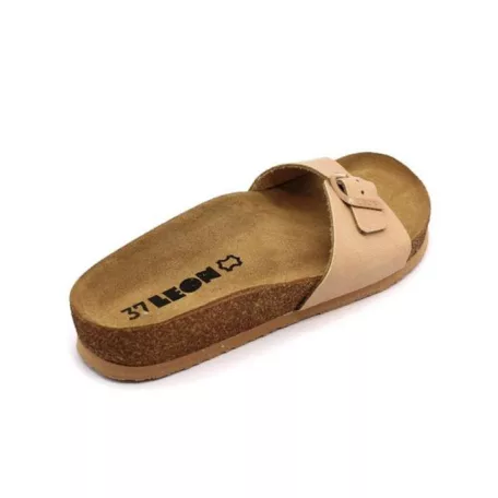 Leon Comfort női papucs-4021 Bezs