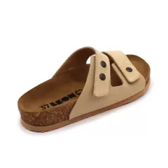 Leon Comfort női papucs-4050 Bezs-velur