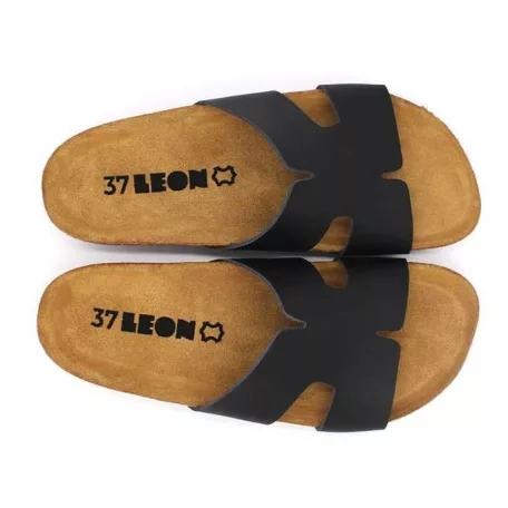 Leon Comfort női papucs-4054 fekete