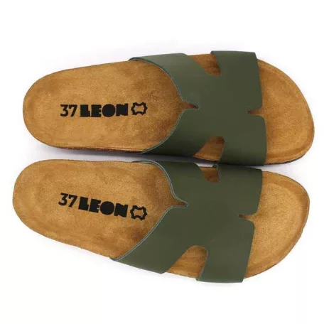 Leon Comfort női papucs-4054 zold