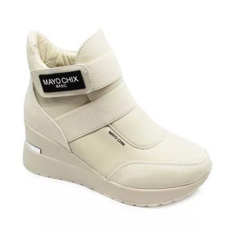 Mayo Chix Női bokacsizma-4236 Beige