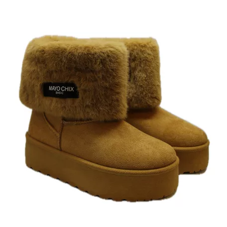 Mayo Chix Női bokacsizma-4243 Camel