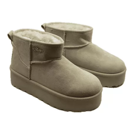 Mayo Chix Női bokacsizma-4245 Beige