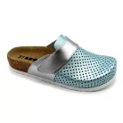 Leon Comfort női papucs-4251 Menta-ezust