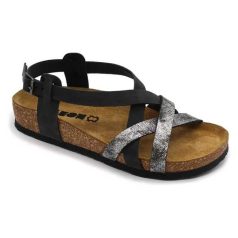 Leon Comfort női szandál-4305 fekete