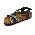 Leon Comfort női szandál-4305 fekete