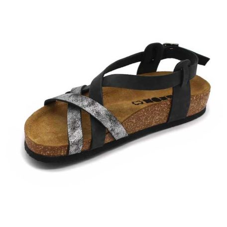 Leon Comfort női szandál-4305 fekete