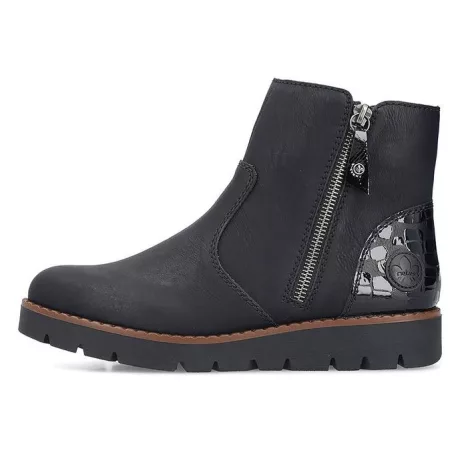 Rieker női bokacsizma-44950-00
