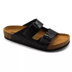 Leon Comfort férfi papucs-4703 fekete-bak