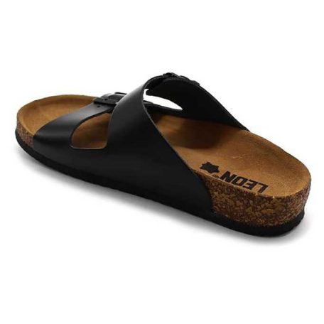 Leon Comfort férfi papucs-4703 fekete-bak