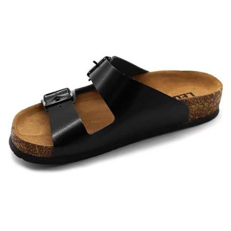 Leon Comfort férfi papucs-4703 fekete-bak