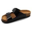 Leon Comfort férfi papucs-4703 fekete-bak