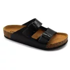 Leon Comfort férfi papucs-4703 fekete-bak